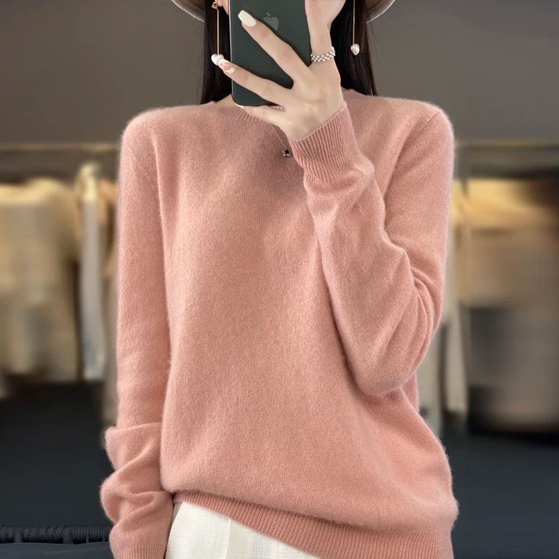 New cashmere sweater women's sweater autumn in USA