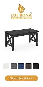 Outdoor Coffee Table Rectangle, HDPS Patio Coffee Tables IN USA.