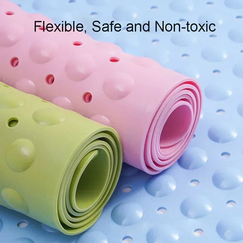 Healthy Non-toxic Large Bath Mat Safety Non-slip Suction Cup