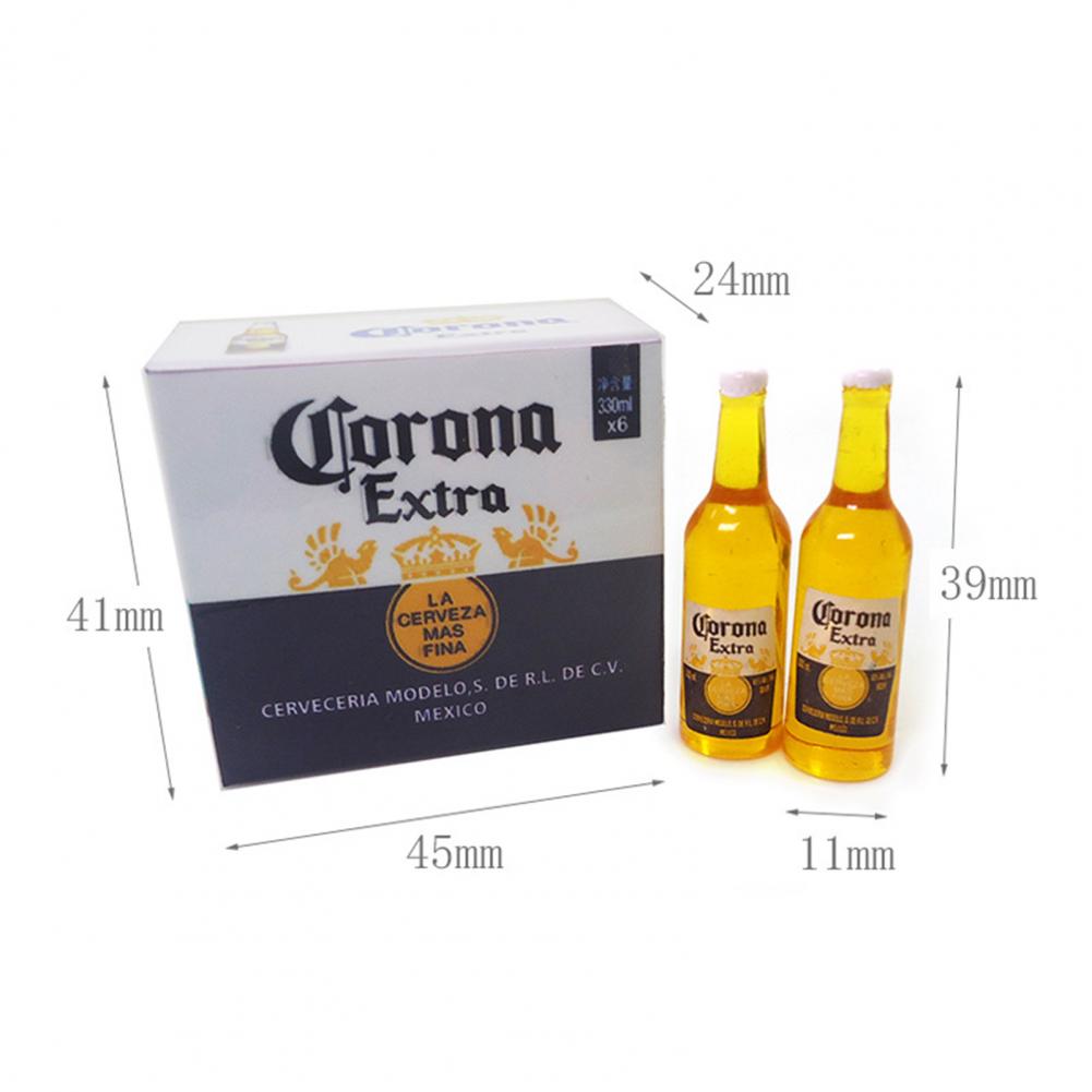 Mini Dollhouse Miniature Drinks Bottles of Beer Model Box in USA