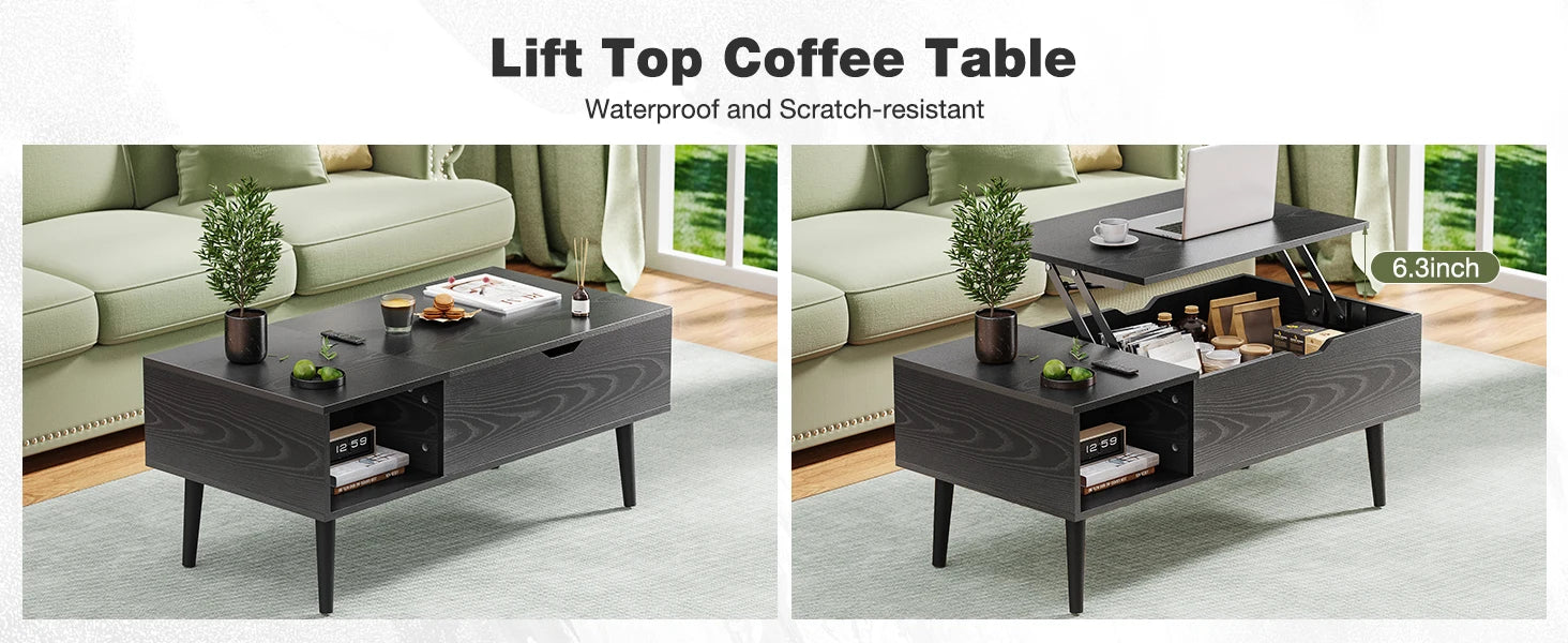 JHK Lift Top Coffee Tables Wood Dining Tables IN USA.