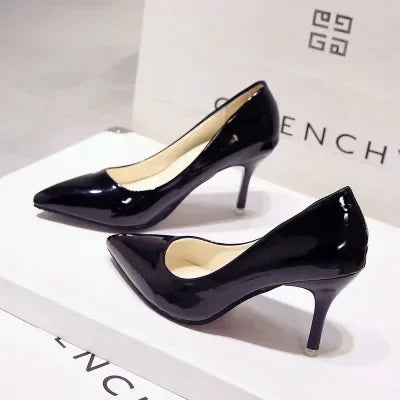 Women Solid Color Pumps Female High Heel Shoes in USA