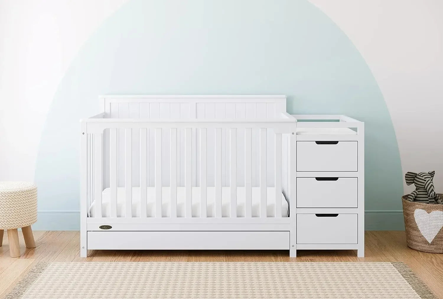 children bed GREENGUARD Gold Certified Crib Changing in USA