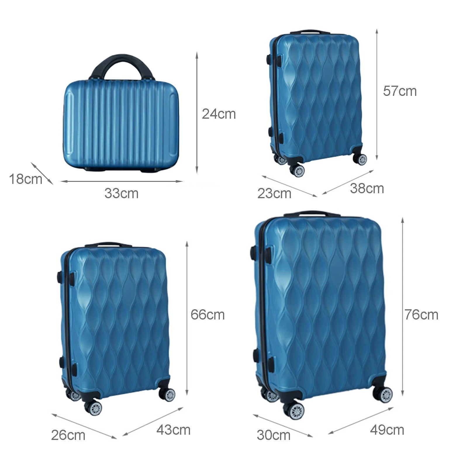 Suitcase Set Different Sizes Large Hard Shell Waterproof in USA