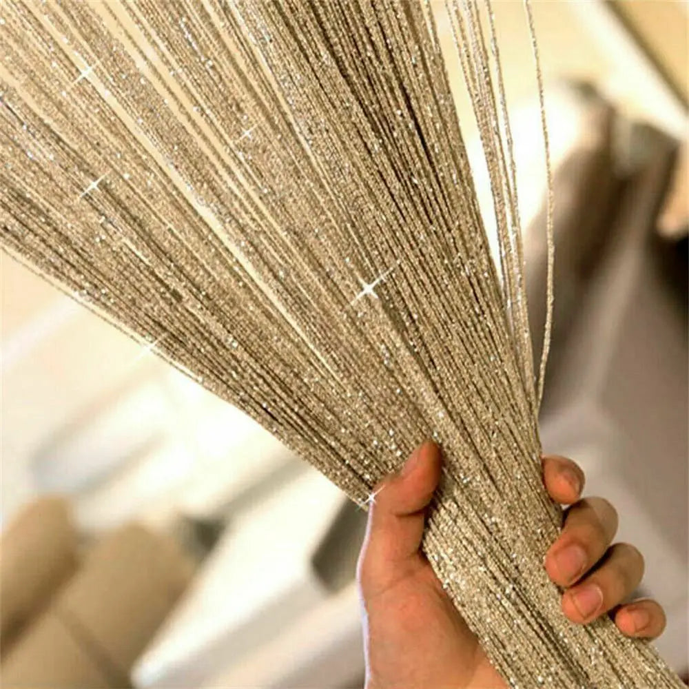 2M*1M String Curtain Panels Door Fly Screen Hanging Beaded Curtains Ro