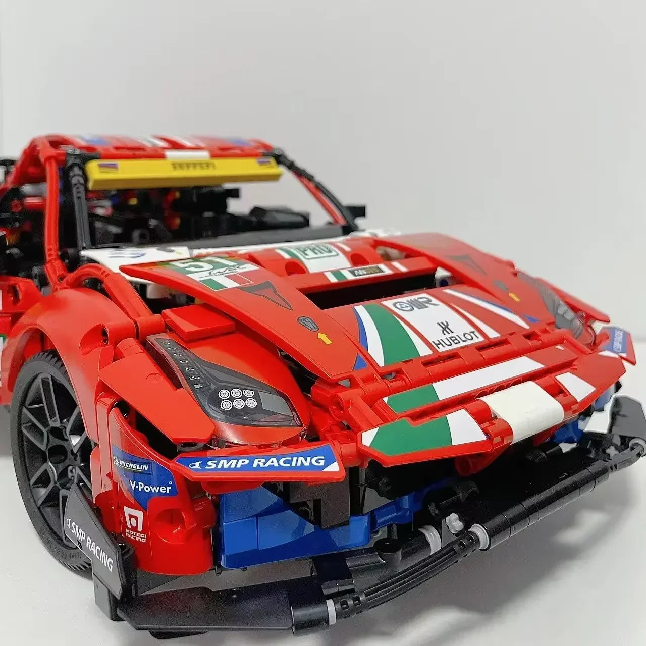 Technical 488 GTE 42125 1684PCS Series Building Blocks MOC Sports Race