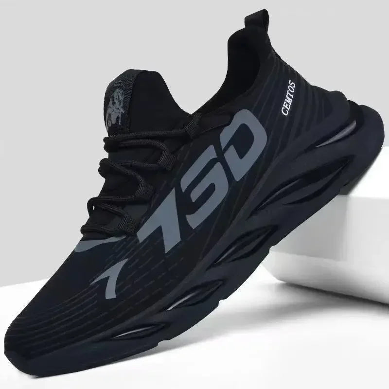 Fashionable shoes summer new men's casual mesh sports shoes male Korea