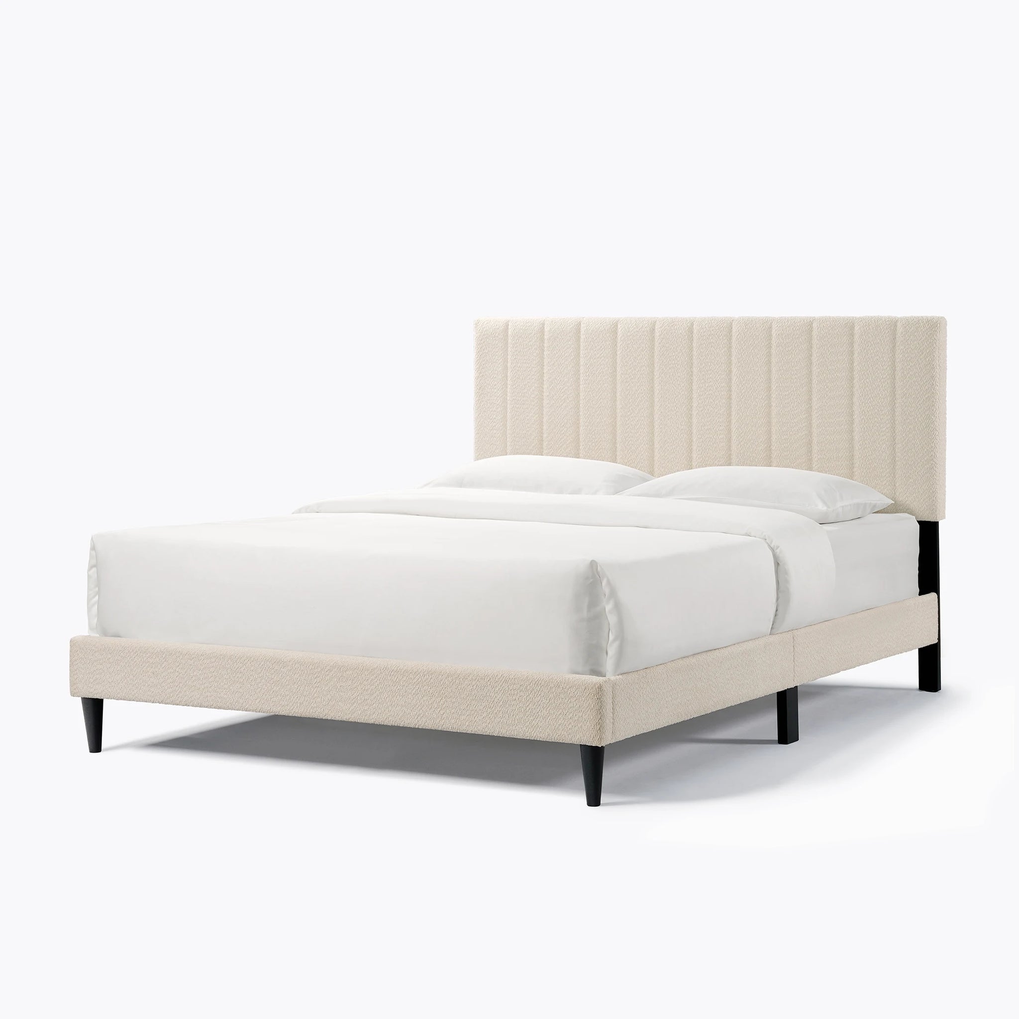 Queen Size Dove Tufted Upholstered Platform Bed IN USA.