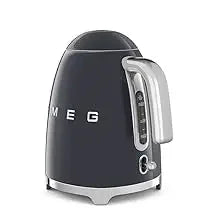 50's Retro Style 7 Cup Electric Kettle, Slate Grey in USA.