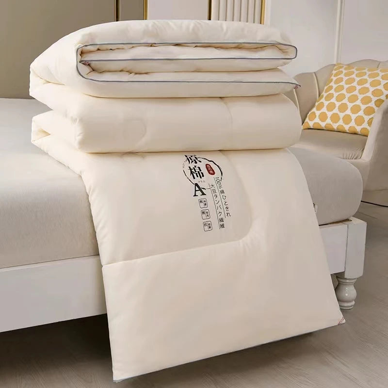 Quilted White Comforters Queen Size, All Season Down