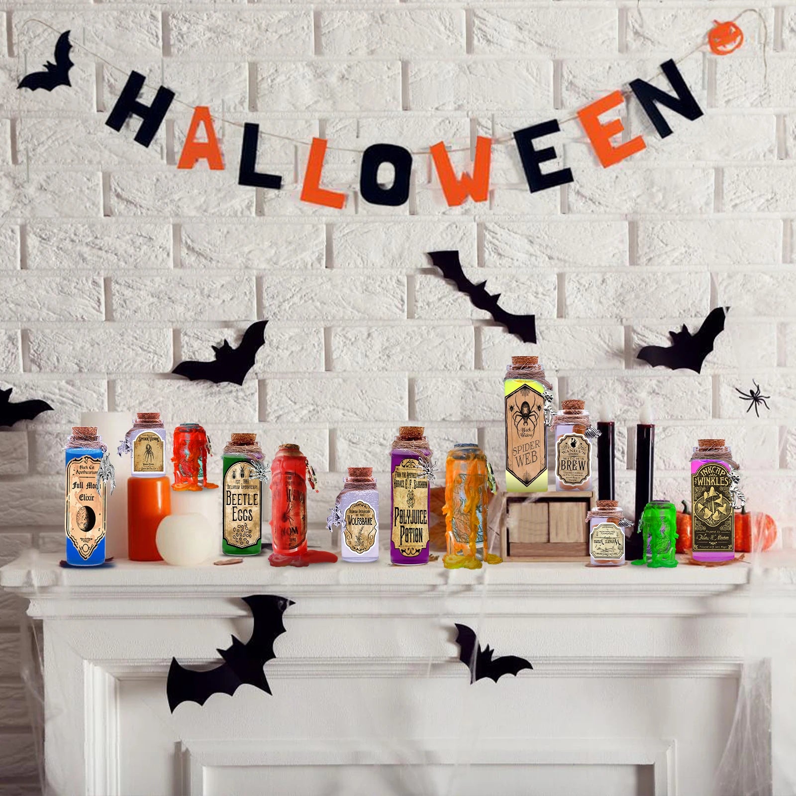 Halloween Potion Bottles Cork Halloween Decorations in USA