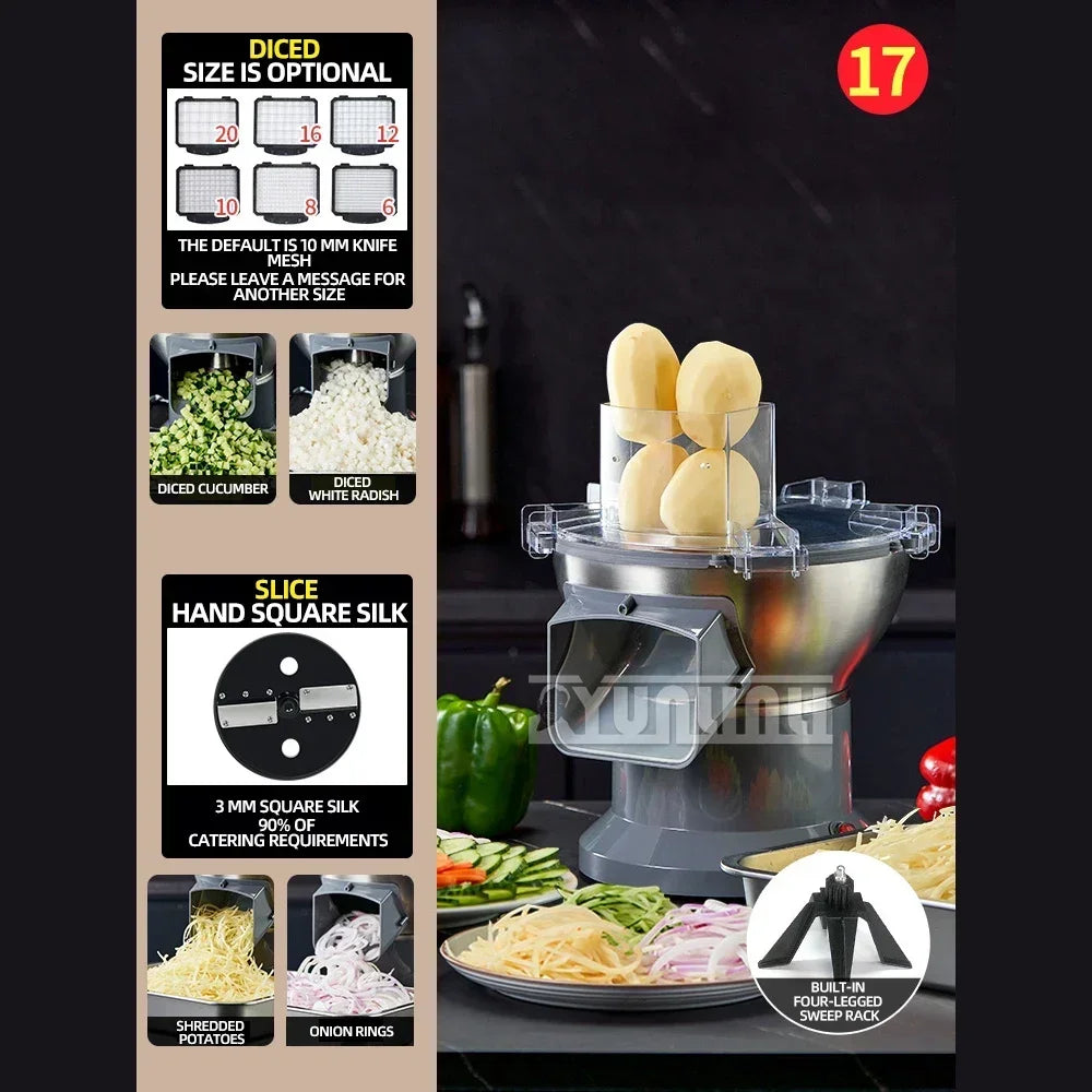 Automatic Vegetable Cutter Multifunctional Potato IN USA.