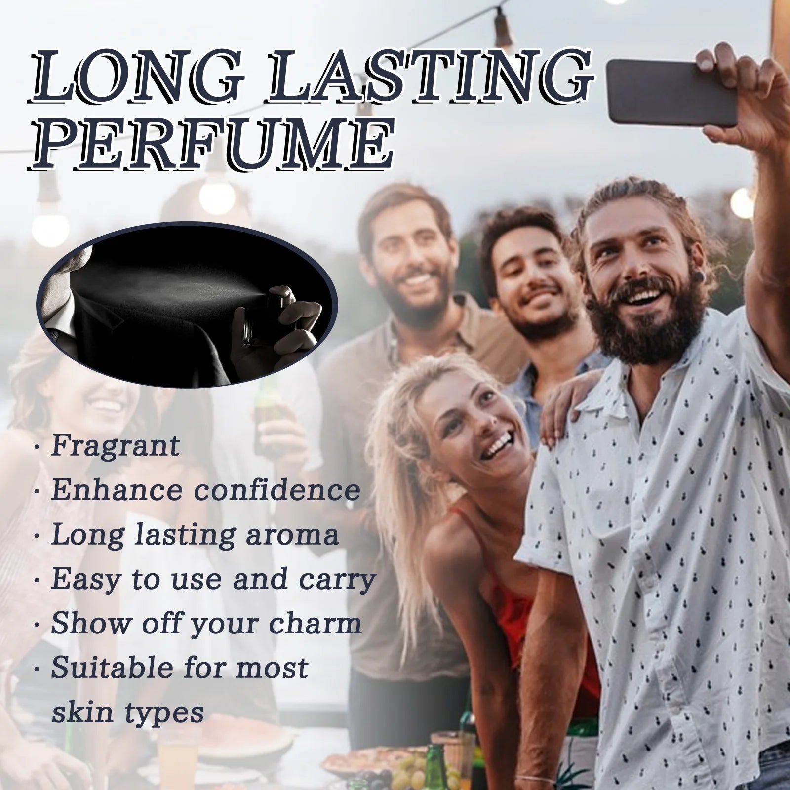 Men Pheromone Perfume Lasting Aroma Dating Romantic in USA