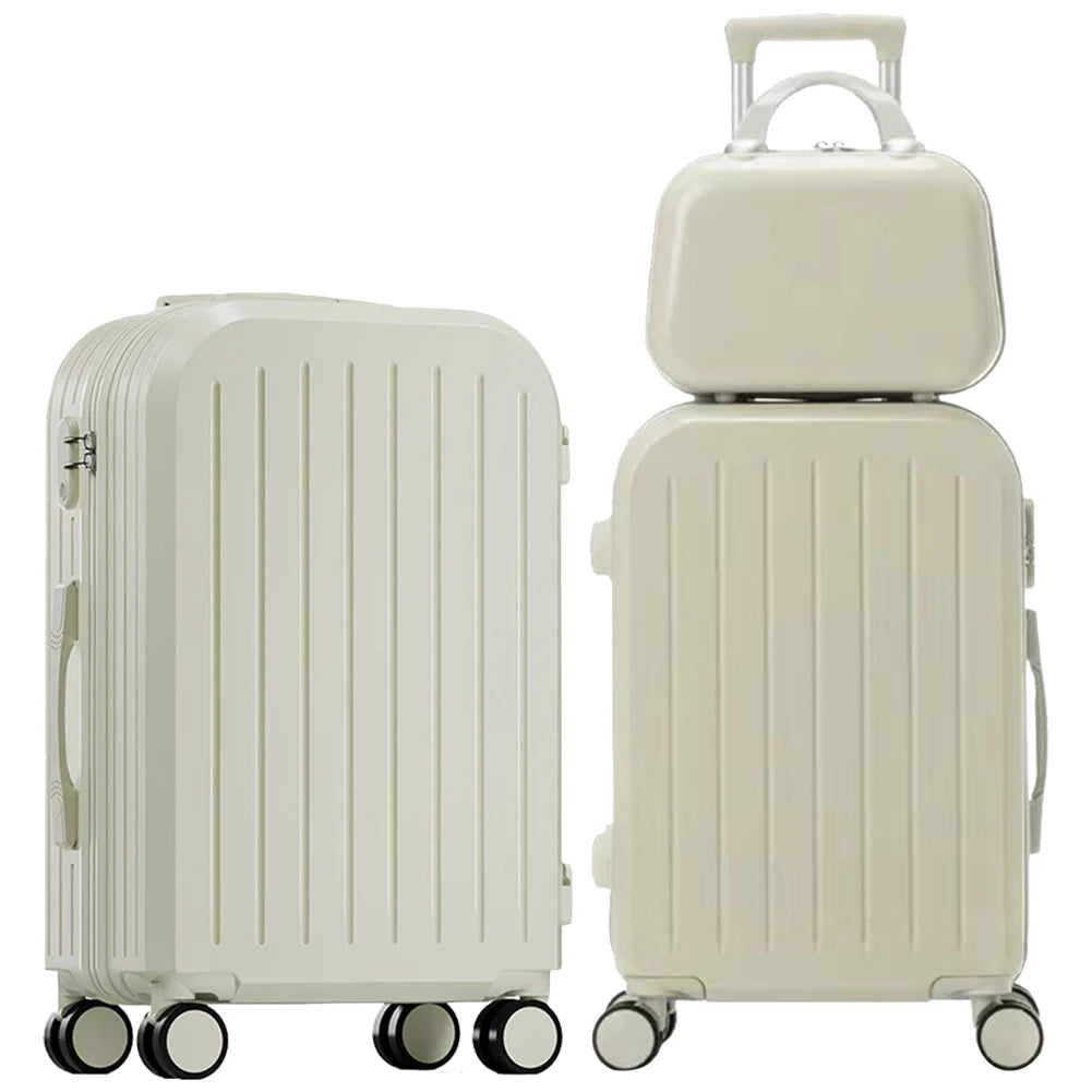 Large Capacity Luggage Set Spinner Wheels Travel Suitcase in USA