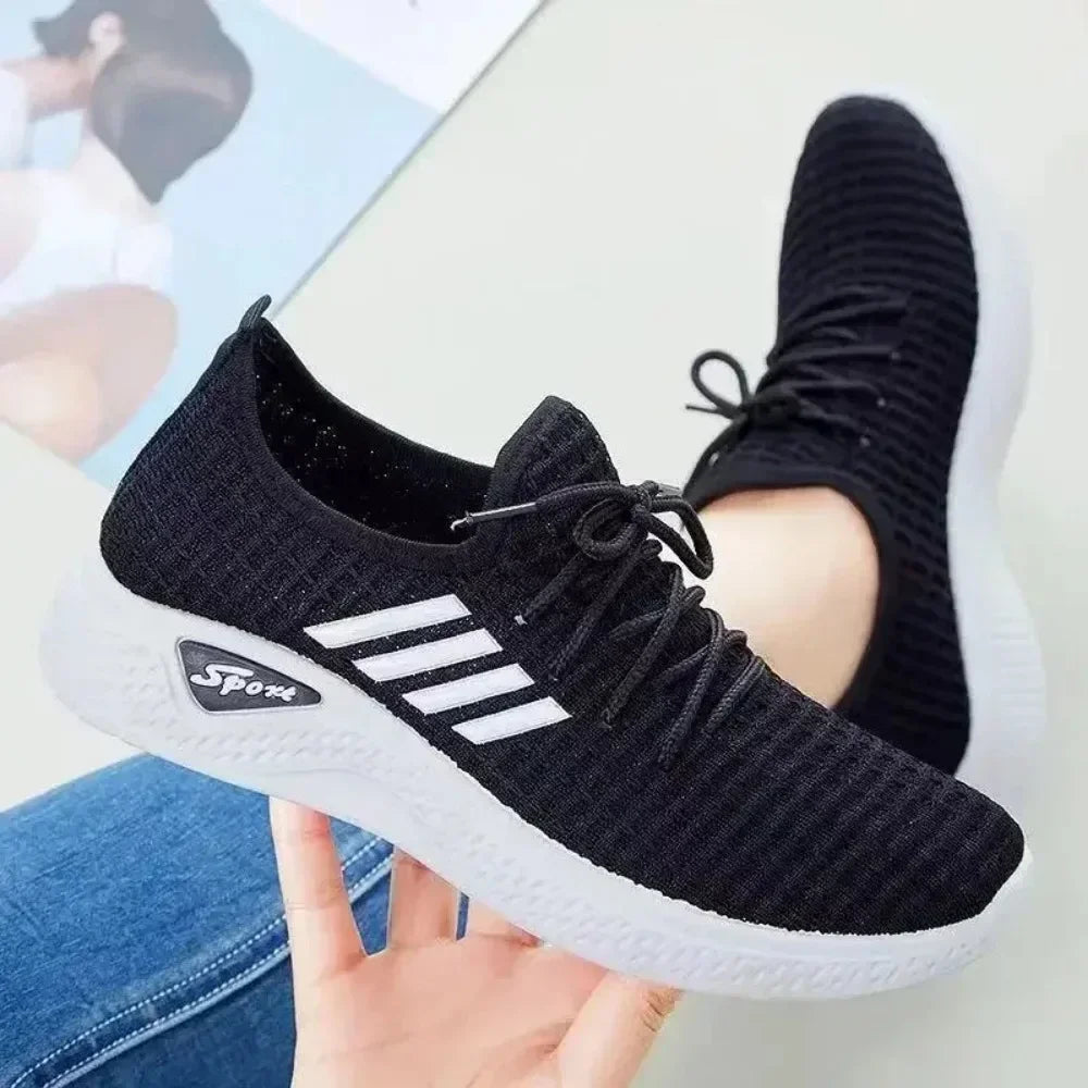 Fashionable Flying Woven Women's Running Shoes in USA