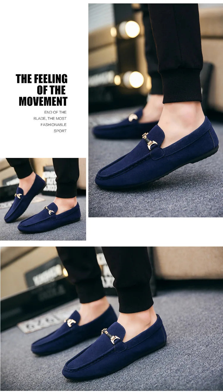 Slip-on Loafers Men Soft Driving Moccasins High Quality in USA