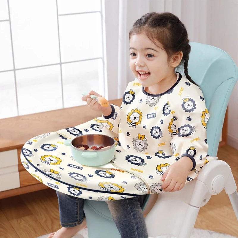 Bib Attaches Highchair Table Weaning Bibs Multi-pattern in USA