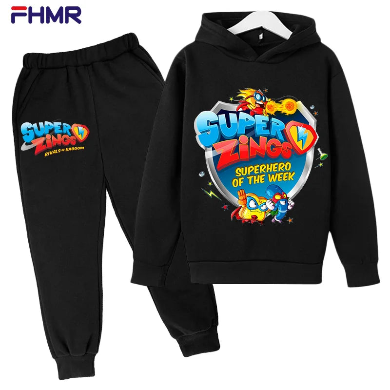 Boys Hoodies+Pants Sets New Autumn Baby Tops Clothing in USA