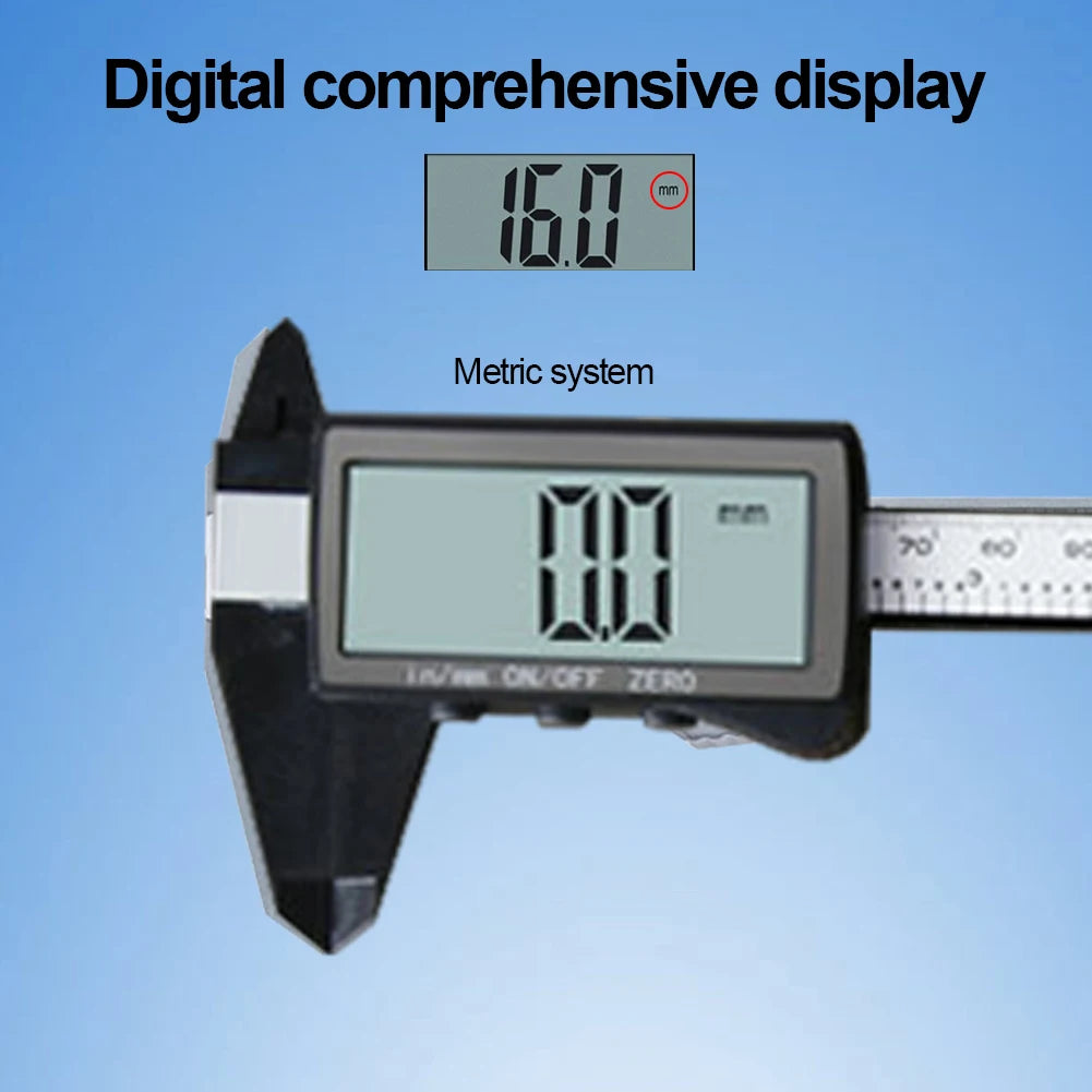 Digital Caliper 100/150mm Micrometer Measuring Gauge Full Screen Digit