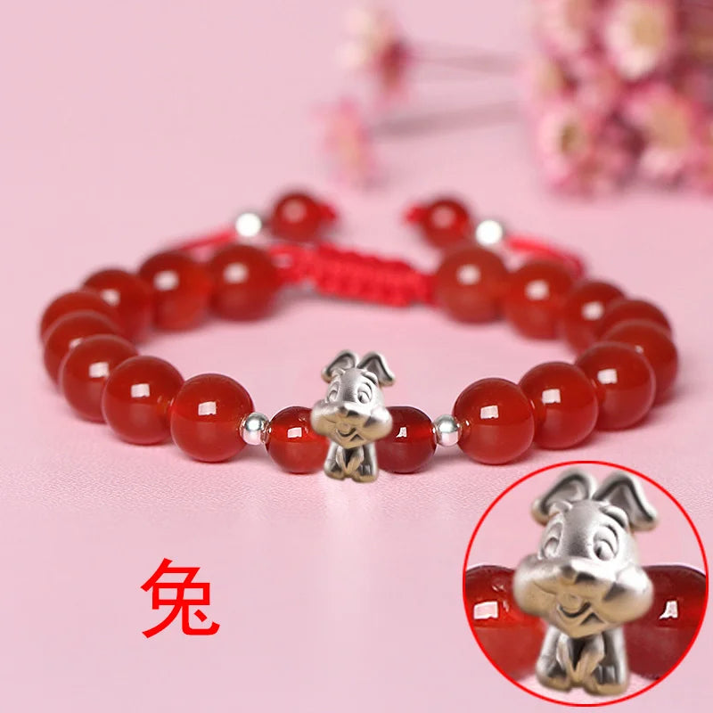 Sterling Silver Red Rope for Women and Men Korean Version in USA.