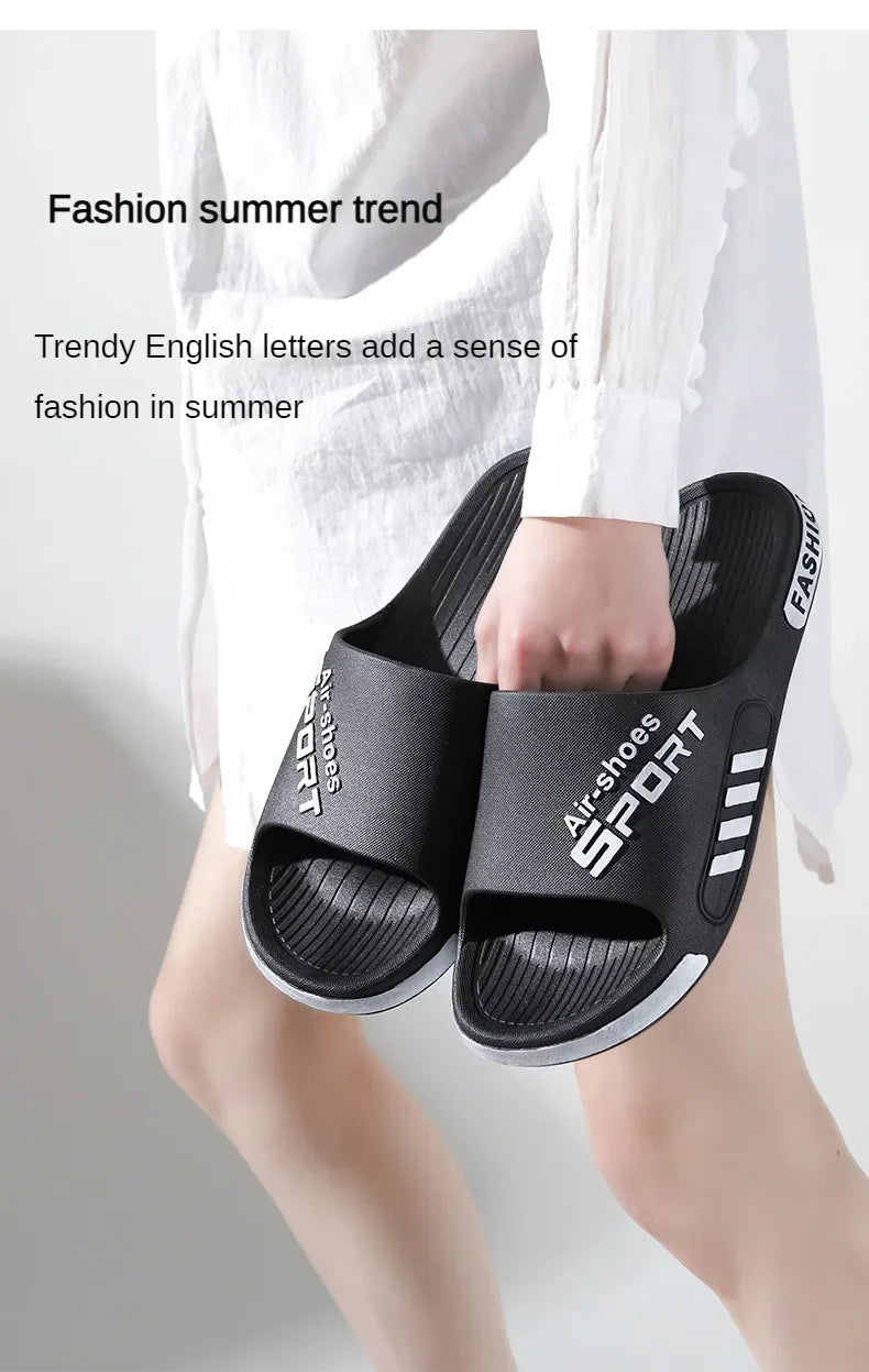 Fashion Men's Slippers PVC Soft Sole Non-slip Slides Casual in USA