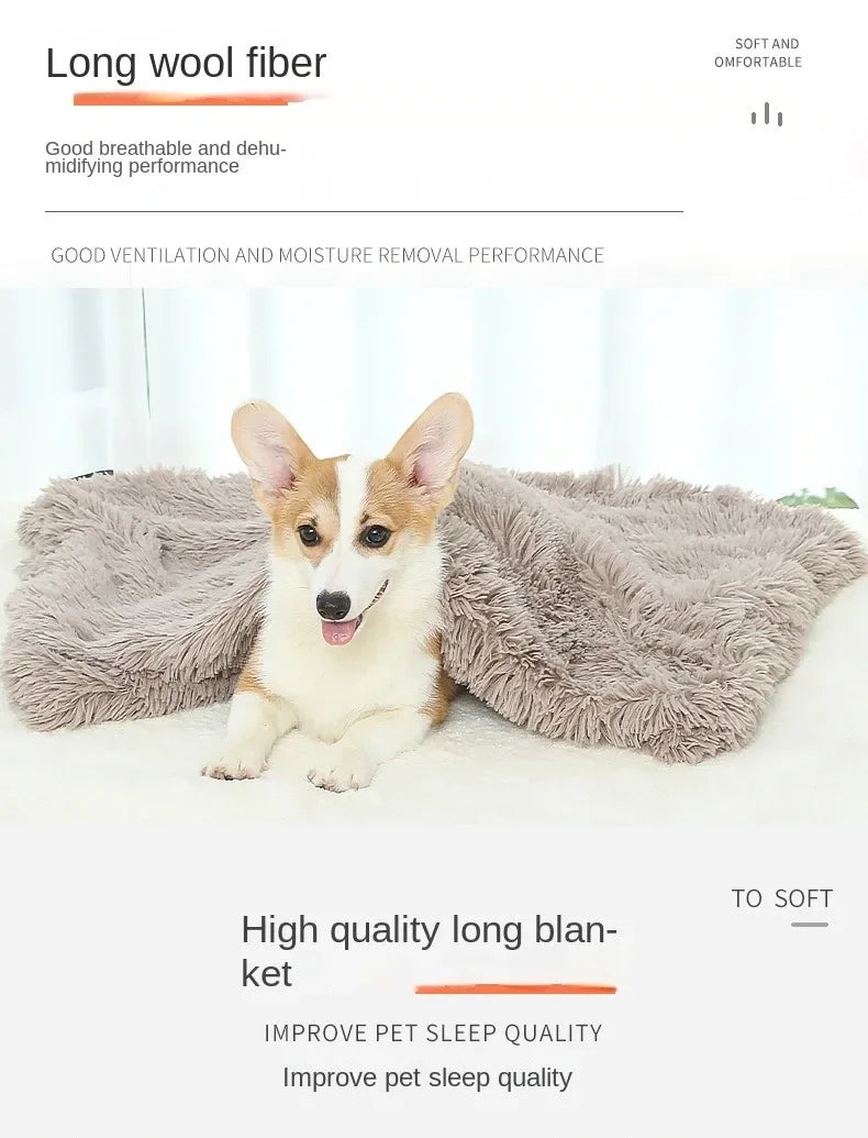 Soft Warm Fluffy Pet Blanket Dog Cat Small Cozy IN USA.