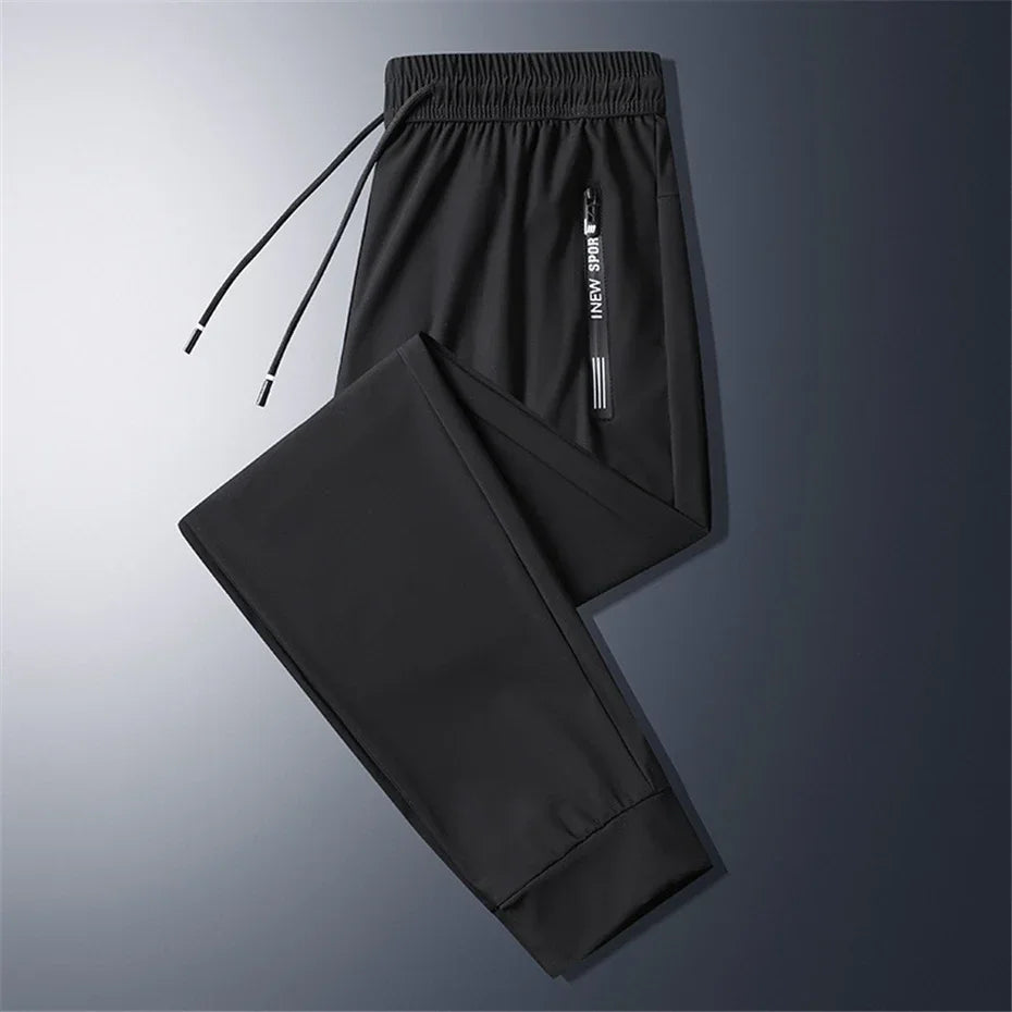 Summer Cool Pants Men Sweatpants Fashion Casual Stretch Pants in USA