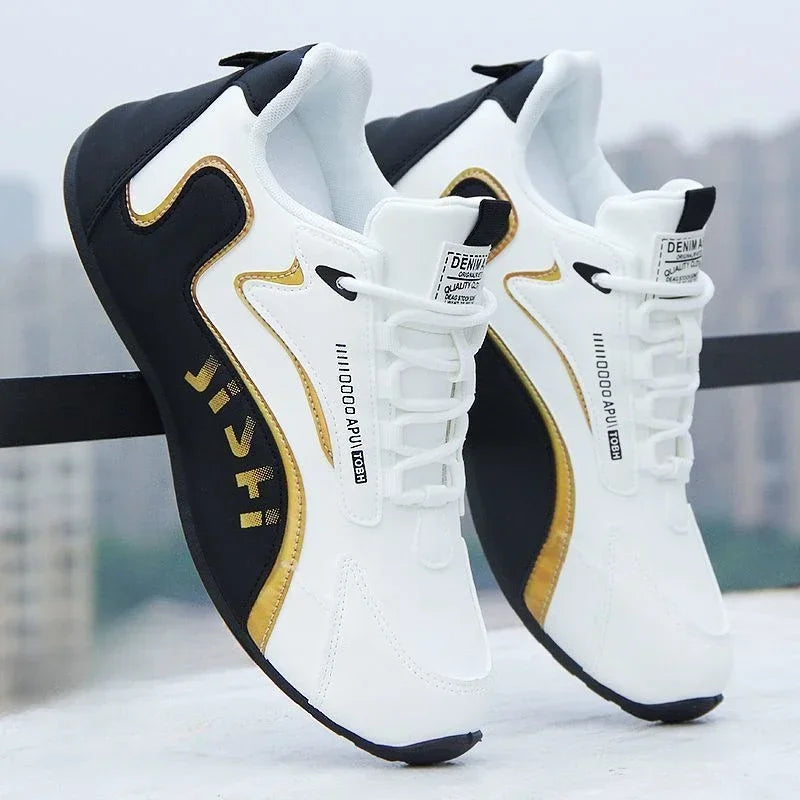 Men's PU Leather Waterproof Sneakers Casual Sports Shoes in USA