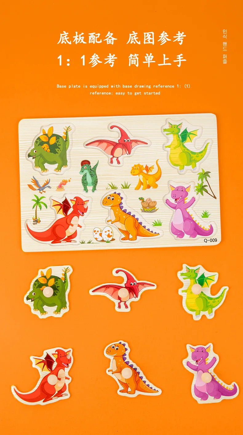 Wooden Puzzles for Toddlers Montessori Baby in USA