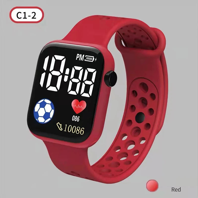 LED Digital Watch Kids Boys Sports Waterproof in USA