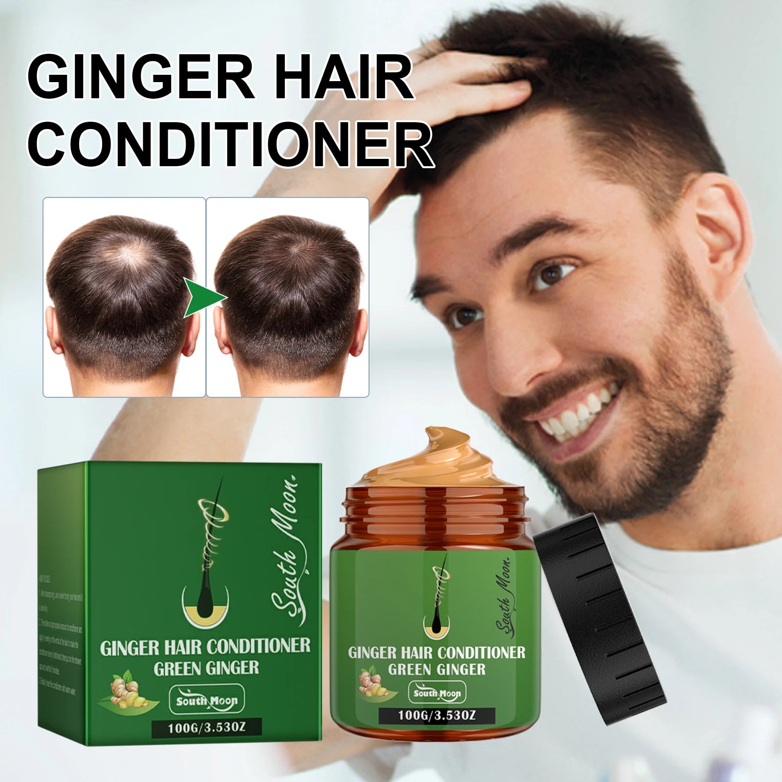 Ginger Hair Conditioner Strengthen Hair Repair in USA