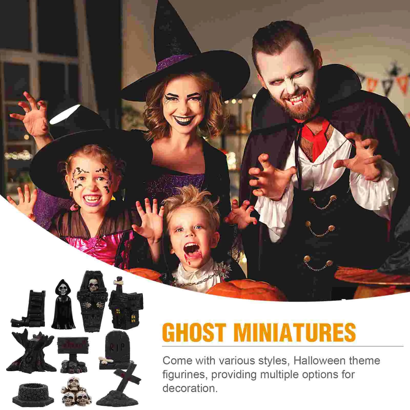 Desktop Halloween Baubles Mini Tombstones Figurine in USA