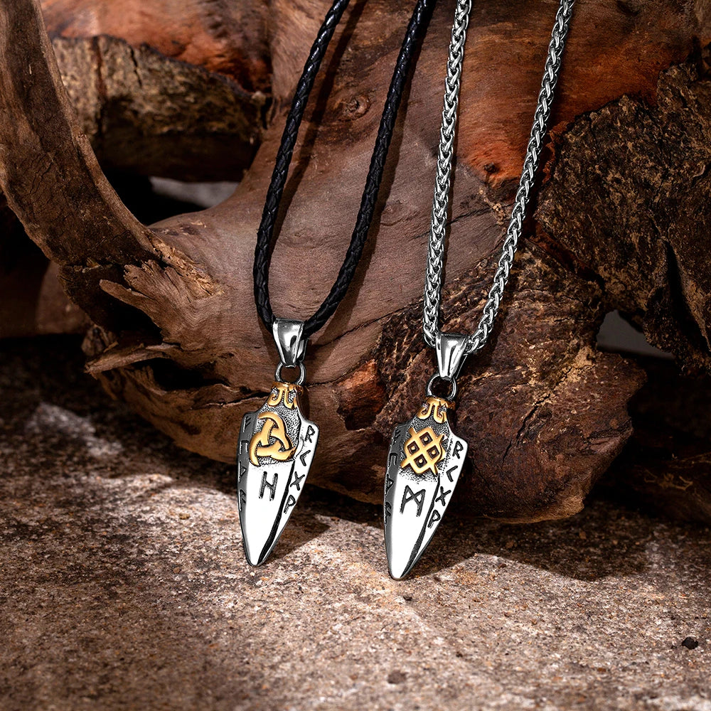 Norse Runes Odin's Spear Gungnir Necklace in USA