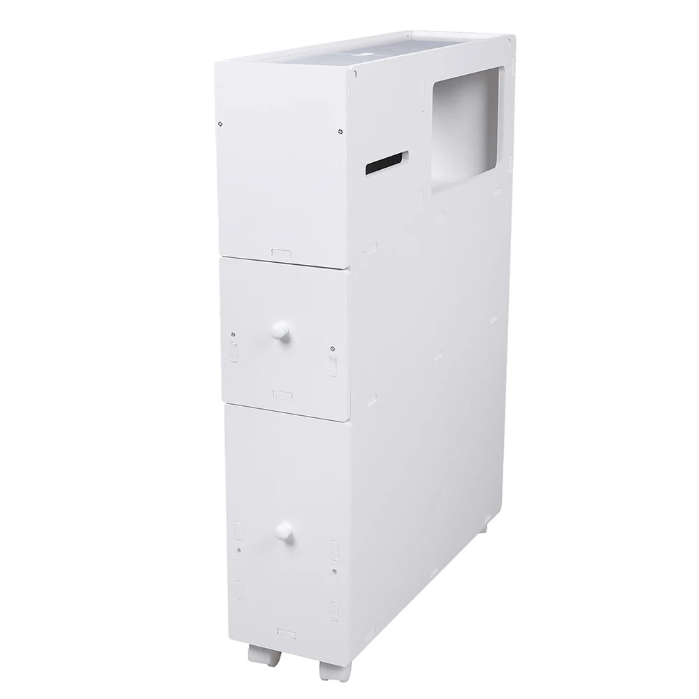 Slim Bathroom Storage Cabinet Free Standing Floor Cabinet