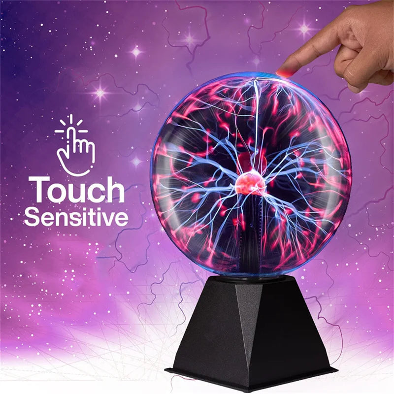 Novelty Magic Glass Plasma Ball Light USB Plug-in Only Touch in USA