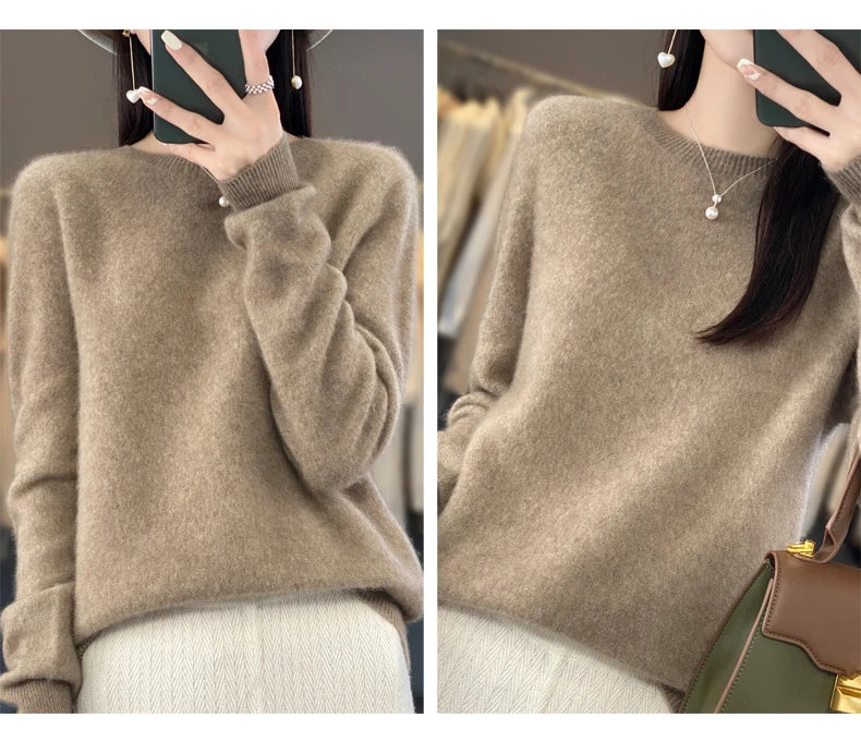 New cashmere sweater women's sweater autumn in USA