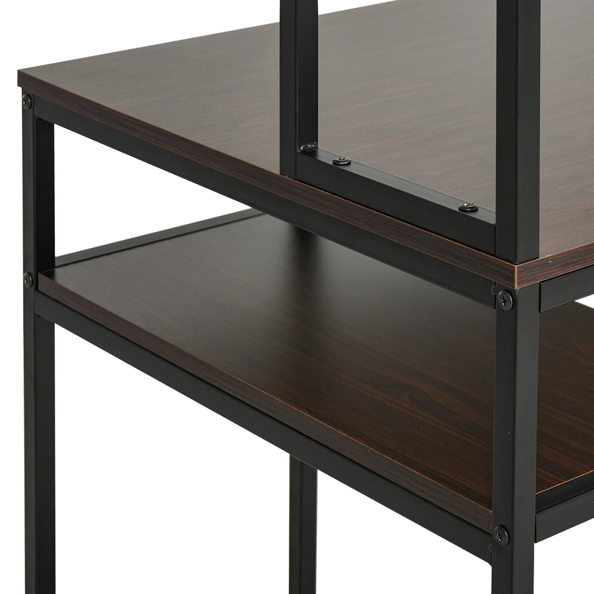 Modern MDF Computer Office Desk with Storage Shelf IN USA.