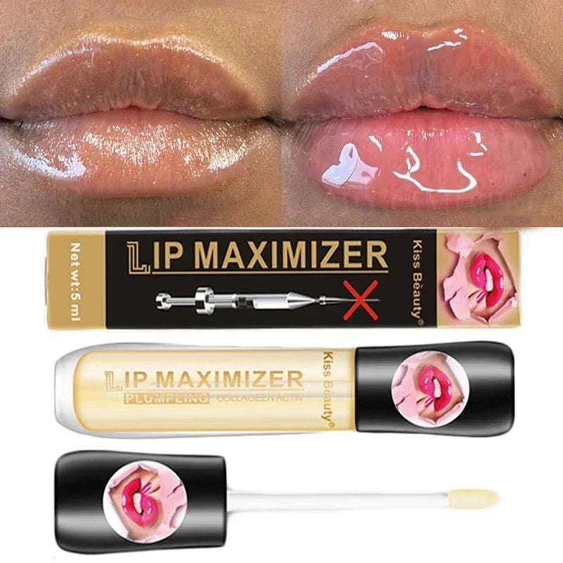 Instant Volumising Lip Plumper Serum Sexy Lip Oil Gloss in USA