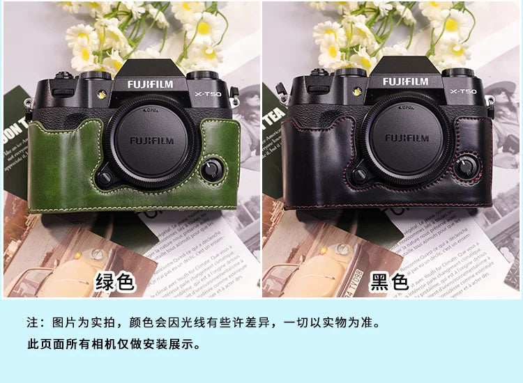 Suitable for Fuji X-T50 camera leather base micro single retro in USA.