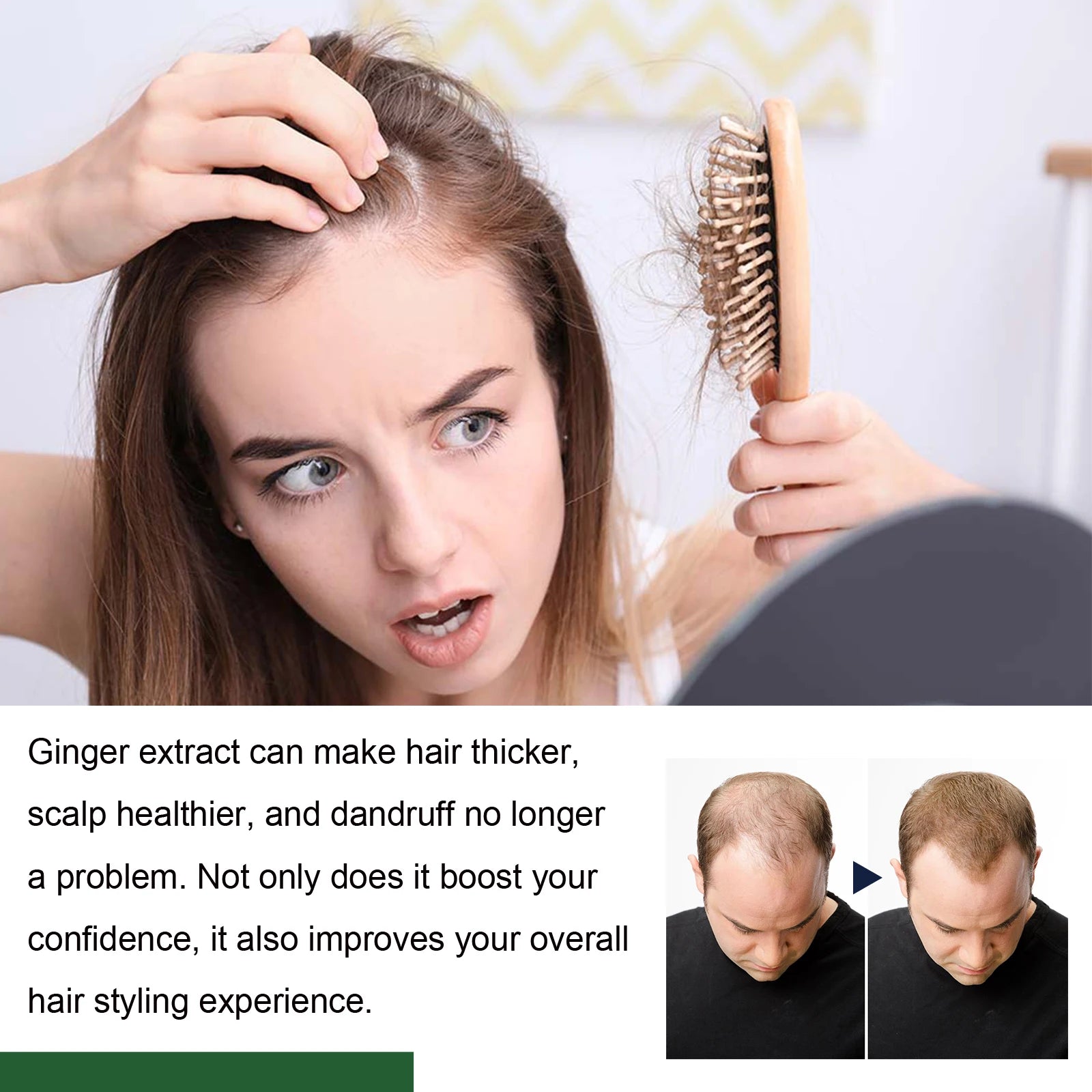 Ginger Hair Conditioner Strengthen Hair Repair in USA