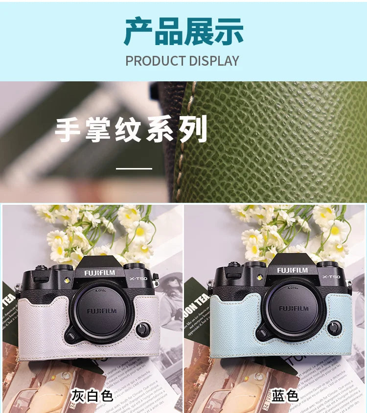 Suitable for Fuji X-T50 camera leather base micro single retro in USA.