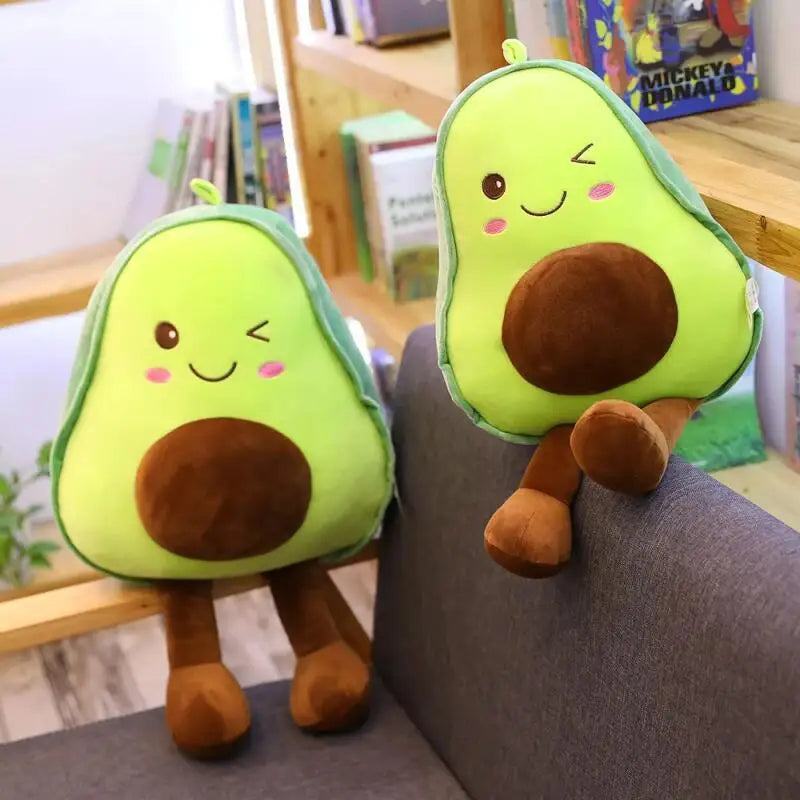 Cute Avocado Stuffed Plush Pillow Toys Kids Filled in USA