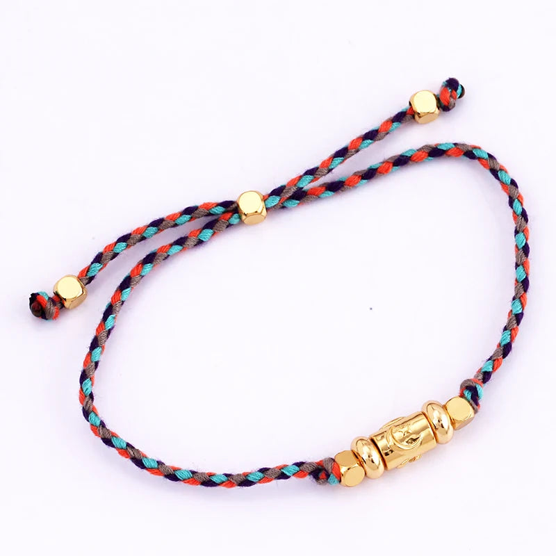 Nature Cotton Cord Knotting Evil Eye Bracelet in USA