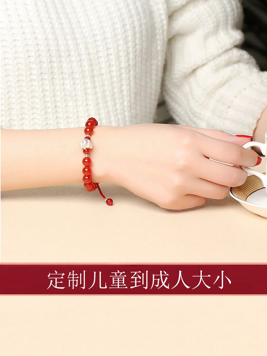 Sterling Silver Red Rope for Women and Men Korean Version in USA.