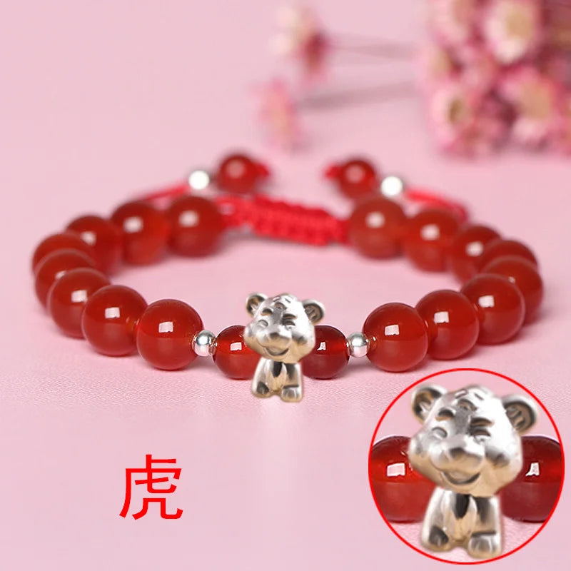 Sterling Silver Red Rope for Women and Men Korean Version in USA.