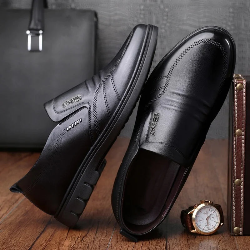 Man Sport Shoe Loafers Men Non-slip Leather in USA