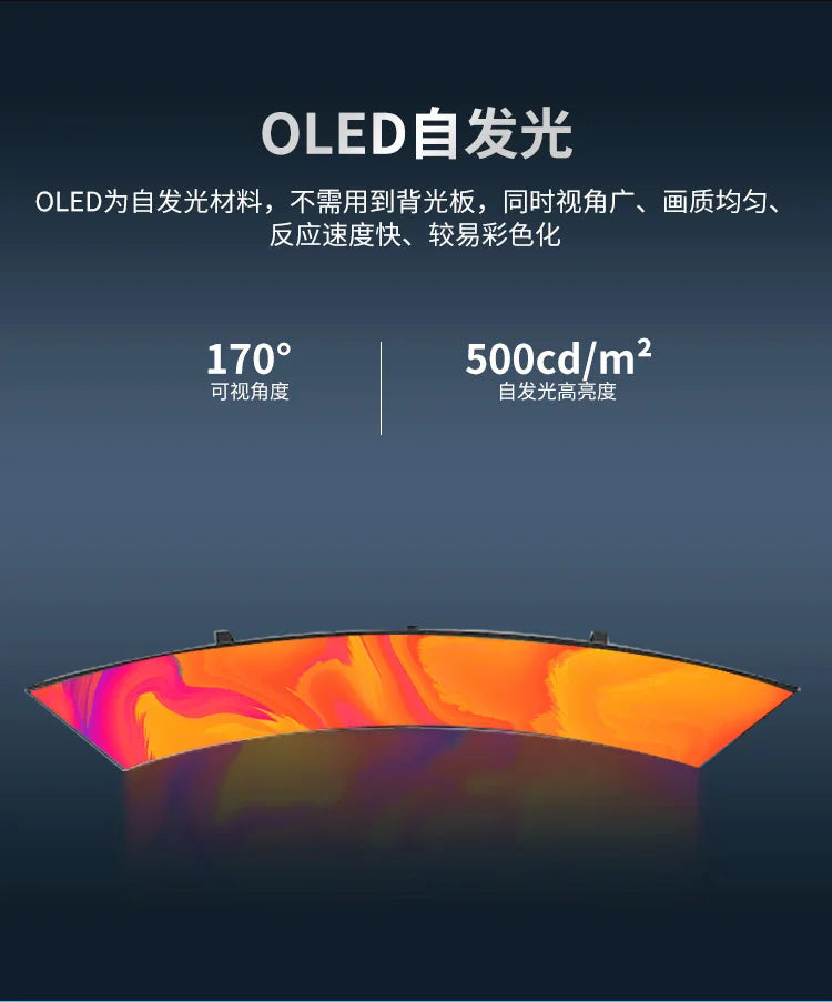 OLED LCD Curved Splicing Screen Flexible Ultra-thin in USA.