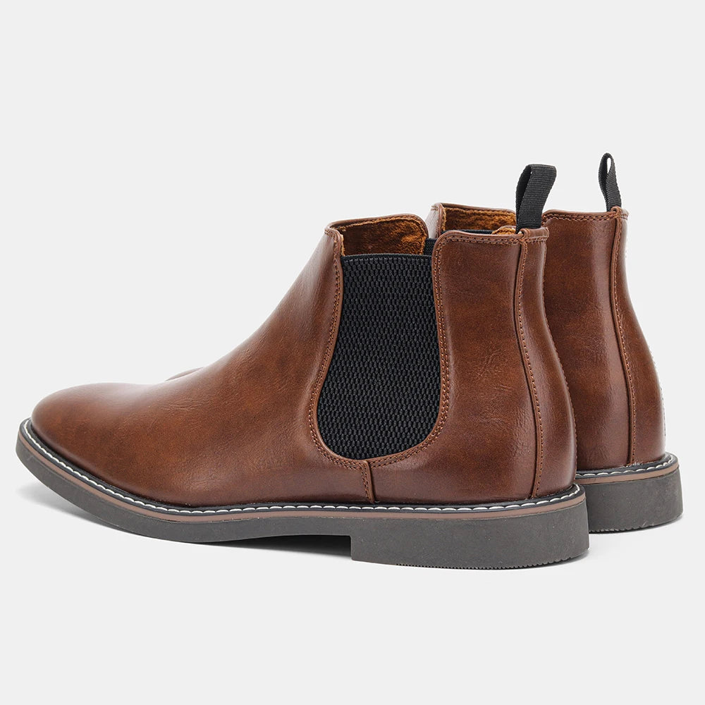 Men Chelsea Boots Brand Retro Comfortable Fashion Men Boots in USA