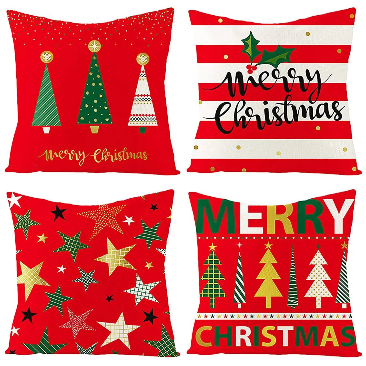 Christmas Cushion Covers Pillow Cases for Sofa in USA.