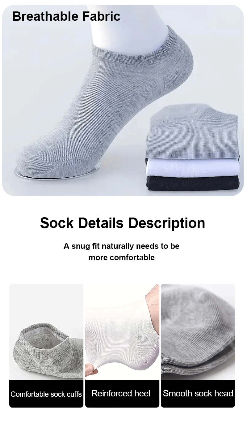 Men's Boat Socks Business Sport Sweat Absorption in USA